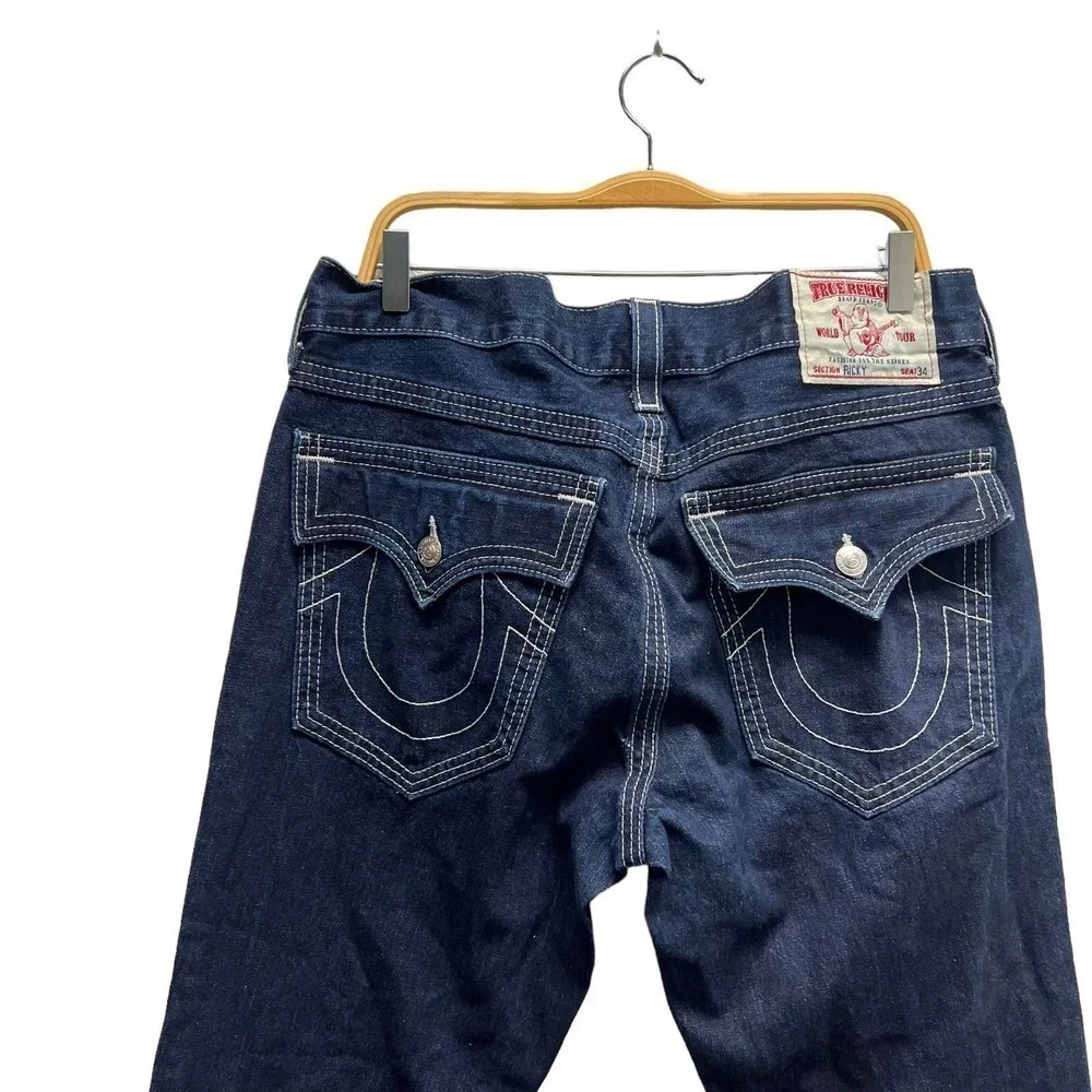 True‎ Religion Ricky Blue Dark Wash Jeans Men’s Size 36
